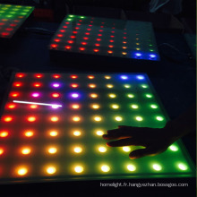 Lumière interactive et imperméable extérieure de plancher de danse de LED pour la disco et le DJ